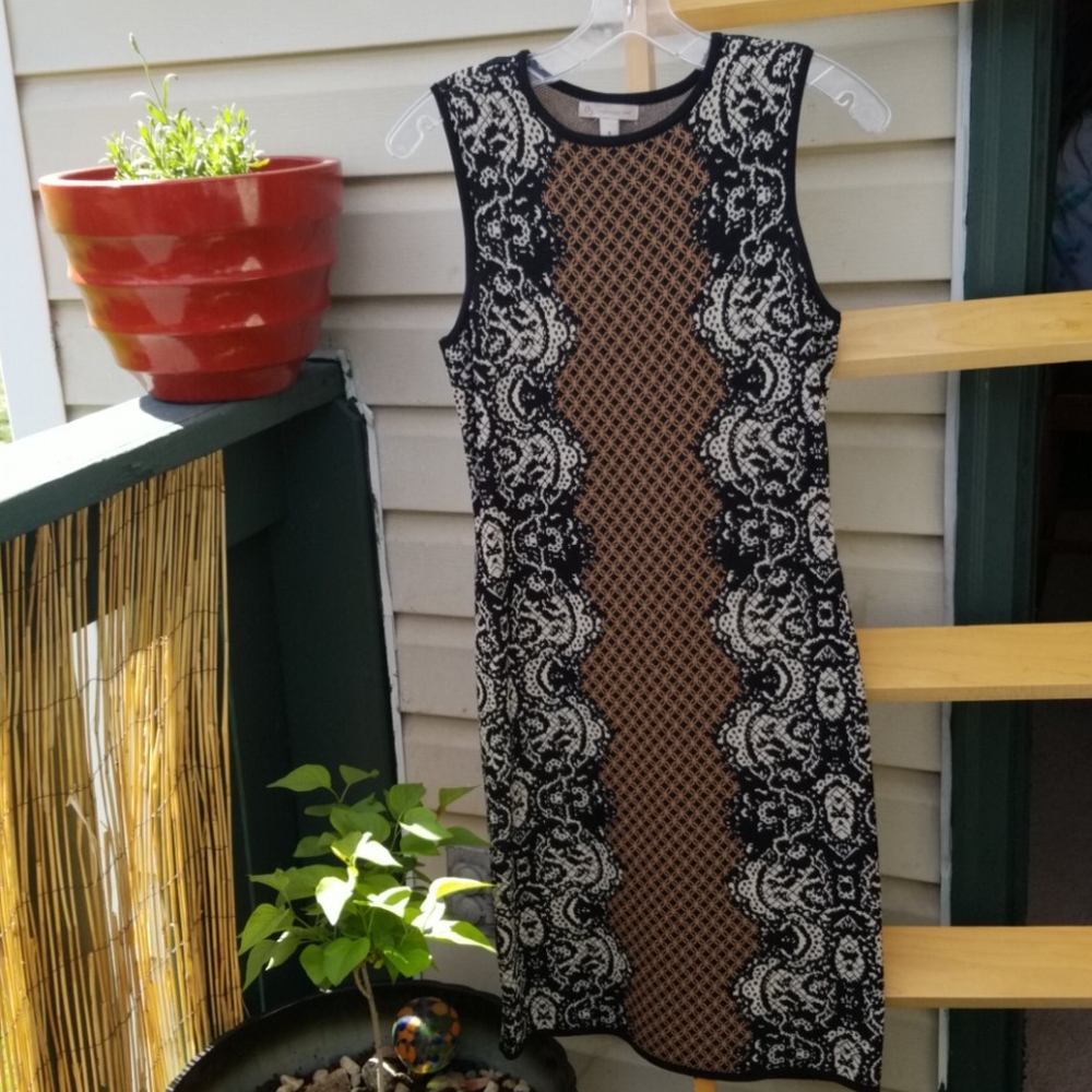 DRESS BARN woman's mid length dress size small